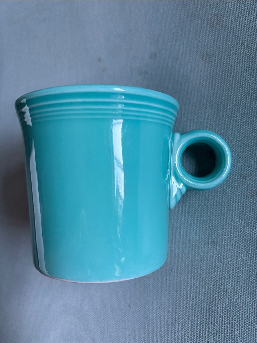 Fiestaware Classic Ring Handle Mug 8oz. Turquoise - Picture 8 of 10